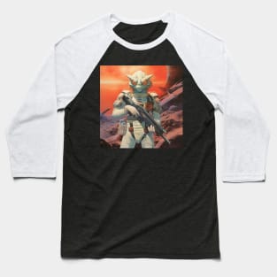 Space Cowboy Sci-fi Baseball T-Shirt